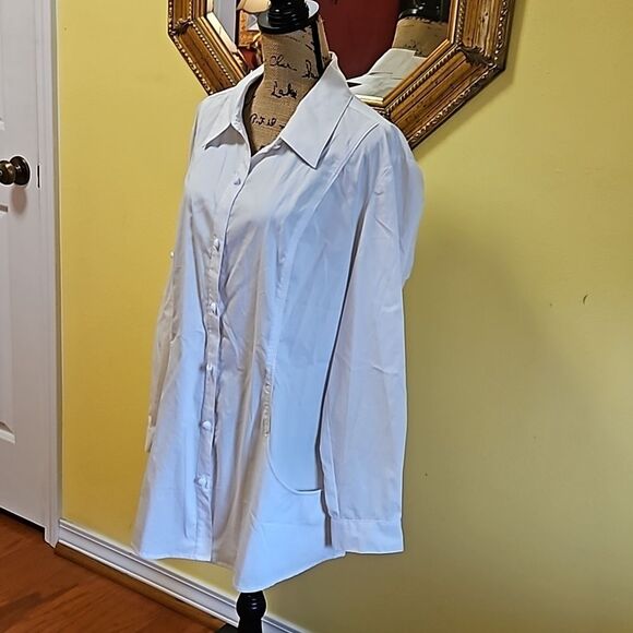 Simonton Says white tunic top size Large - Picture 3 of 12